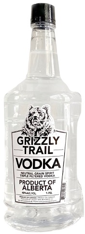  grizzly trail vodka 1.75 l single bottle airdrie liquor delivery 