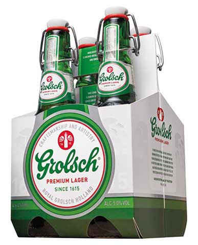 grolsch premium pilsner 450 ml - 4 bottles airdrie liquor delivery