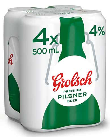 grolsch premium pilsner 500 ml - 4 cans airdrie liquor delivery