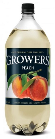 growers peach 2 l - single bottle airdrie liquor delivery