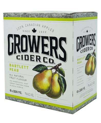 growers pear 330 ml - 6 bottles airdrie liquor delivery