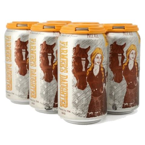 half hitch farmer's daughter pale ale 355 ml - 6 cans airdrie liquor delivery