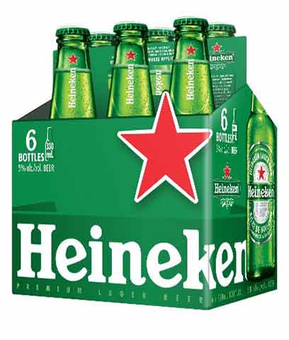 heineken 330 ml - 6 bottles airdrie liquor delivery