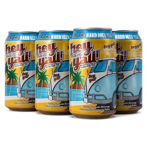 hey y'all mai tai hard iced tea 341 ml - 6 cans airdrie liquor delivery