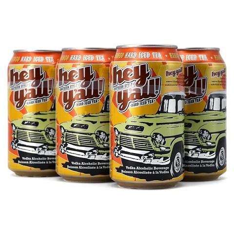 hey y'all mango hard iced tea 341 ml - 6 cans airdrie liquor delivery