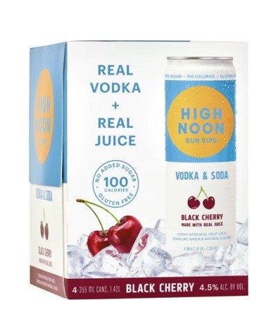 high noon black cherry 355 ml - 4 cans airdrie liquor delivery