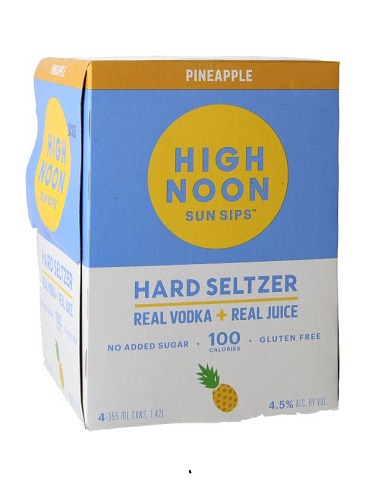 high noon pineapple 355 ml - 4 cans airdrie liquor delivery