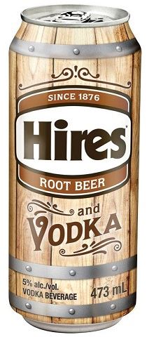 hires root beer & vodka 473 ml single can airdrie liquor delivery