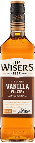  j.p. wiser's vanilla whisky 750 ml single bottle airdrie liquor delivery 