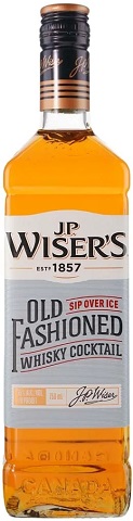 j.p. wiser's old fashioned whisky cocktail 750 ml single bottle airdrie liquor delivery