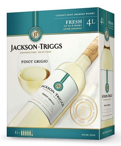 jackson-triggs proprietors' selection pinot grigio 4 l box airdrie liquor delivery