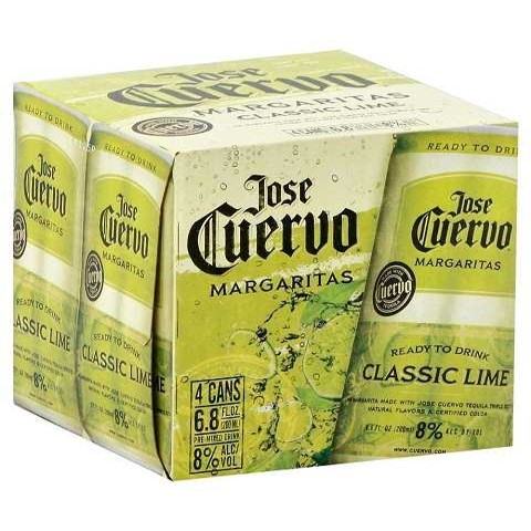 jose cuervo lime margarita 355 ml - 4 cans airdrie liquor delivery