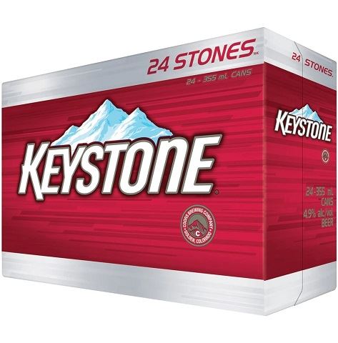 keystone lager 355 ml - 24 cans airdrie liquor delivery