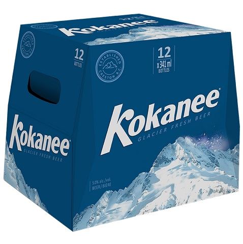 kokanee 341 ml - 12 bottles airdrie liquor delivery