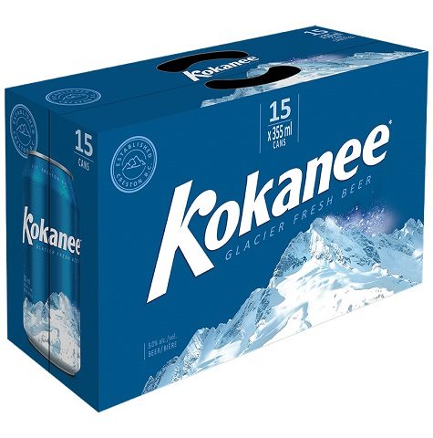 kokanee 355 ml - 15 cans airdrie liquor delivery
