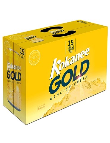 kokanee gold 355 ml - 15 cans airdrie liquor delivery