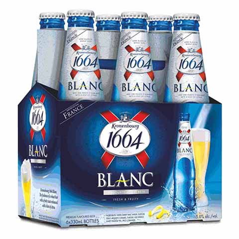 kronenbourg 1664 blanc 330 ml - 6 bottles airdrie liquor delivery