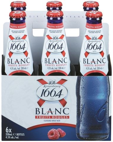  kronenbourg 1664 blanc fruit rouges 330 ml - 6 bottles airdrie liquor delivery 