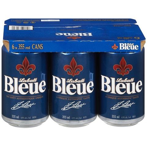  labatt blue 355 ml - 6 cans airdrie liquor delivery 