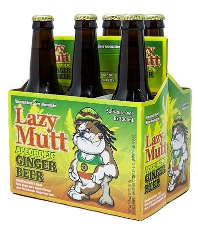 lazy mutt ginger beer 330 ml - 6 bottles airdrie liquor delivery