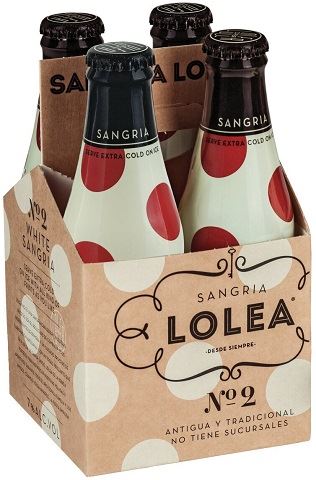  lolea no.2 white sangria 200 ml - 4 bottles airdrie liquor delivery 