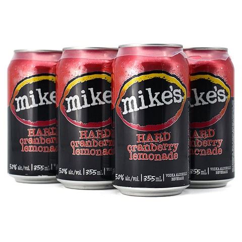 mike's hard cranberry lemonade 355 ml - 6 cans airdrie liquor delivery
