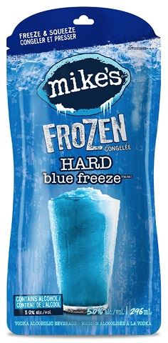 mikes hard frozen blue freeze 296 ml pouch airdrie liquor delivery