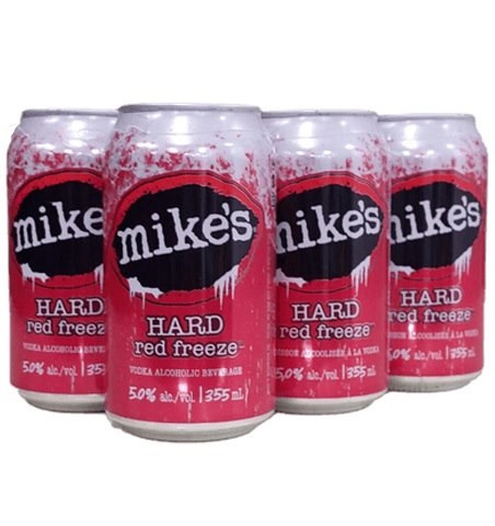 mike's hard red freeze 355 ml - 6 cans airdrie liquor delivery