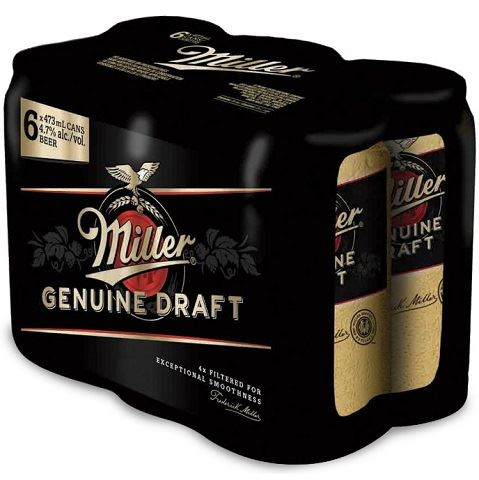  miller genuine draft 355 ml - 6 cans airdrie liquor delivery 
