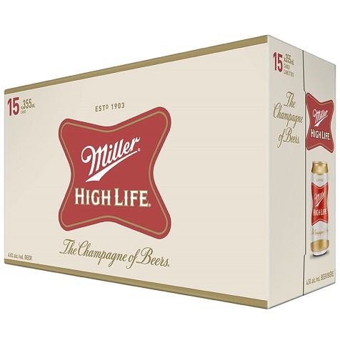 miller high life 355 ml - 15 cans airdrie liquor delivery