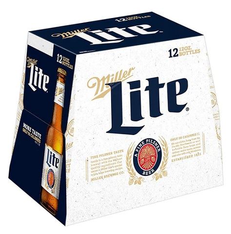 miller lite 355 ml - 12 bottles airdrie liquor delivery