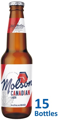 molson canadian 341 ml - 15 bottles airdrie liquor delivery