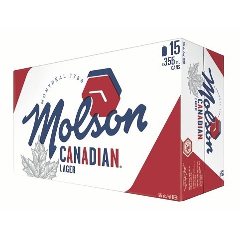 molson canadian 355 ml - 15 cans airdrie liquor delivery