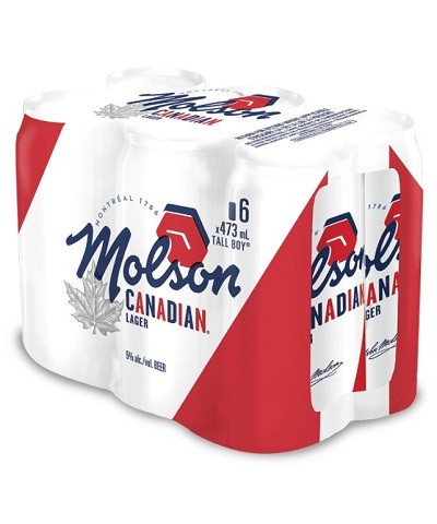 molson canadian 473 ml - 6 cans airdrie liquor delivery