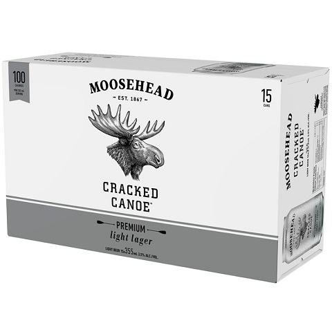  moosehead cracked canoe 355 ml - 15 cans airdrie liquor delivery 