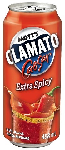 motts clamato caesar extra spicy 458 ml single can airdrie liquor delivery