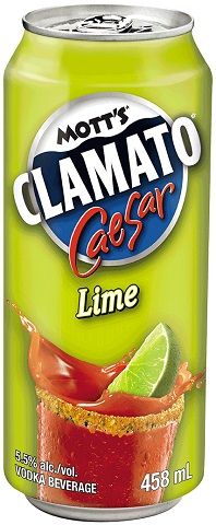 motts clamato caesar lime 458 ml single can airdrie liquor delivery