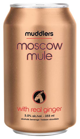 muddlers moscow mule 355 ml - 6 cans airdrie liquor delivery