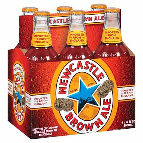  newcastle brown ale 330 ml - 6 bottles airdrie liquor delivery 