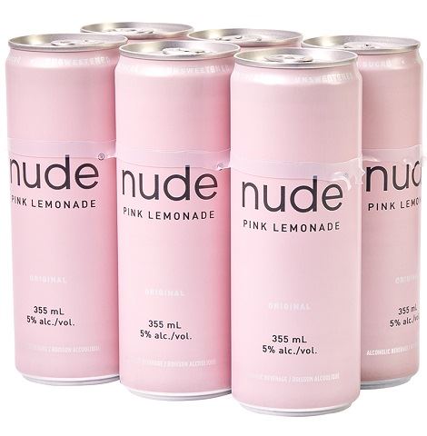 nude pink lemonade 355 ml - 6 cans airdrie liquor delivery