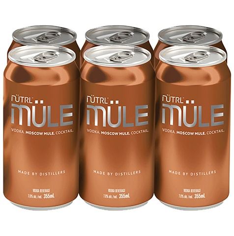 nutrl moscow mule 355 ml - 6 cans airdrie liquor delivery