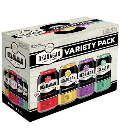 okanagan cider variety pack 355 ml - 12 cans airdrie liquor delivery