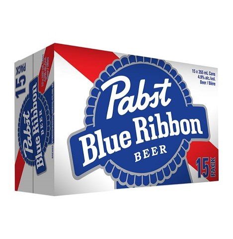 pabst blue ribbon 355 ml - 15 cans airdrie liquor delivery
