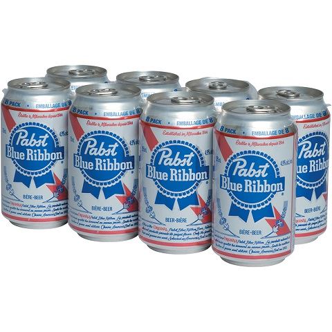 pabst blue ribbon 355 ml - 8 cans airdrie liquor delivery