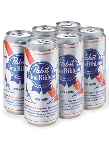 pabst blue ribbon 473 ml - 6 cans airdrie liquor delivery