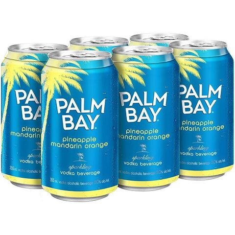  palm bay pineapple mandarin orange 355 ml - 6 cans airdrie liquor delivery 
