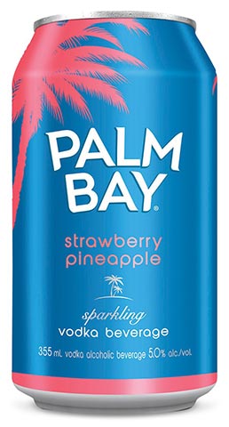 palm bay strawberry pineapple 355 ml - 6 cans airdrie liquor delivery