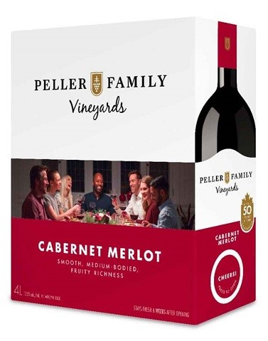 peller family vineyards cabernet merlot 4 l box airdrie liquor delivery