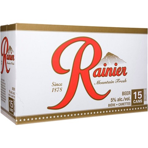 rainier 355 ml - 15 cans airdrie liquor delivery