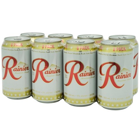 rainier 355 ml - 8 cans airdrie liquor delivery